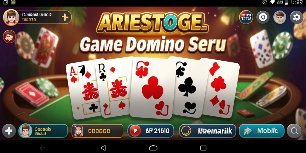 Tampilan screenshot gameplay ARIESTOGEL yang menarik dan interaktif.