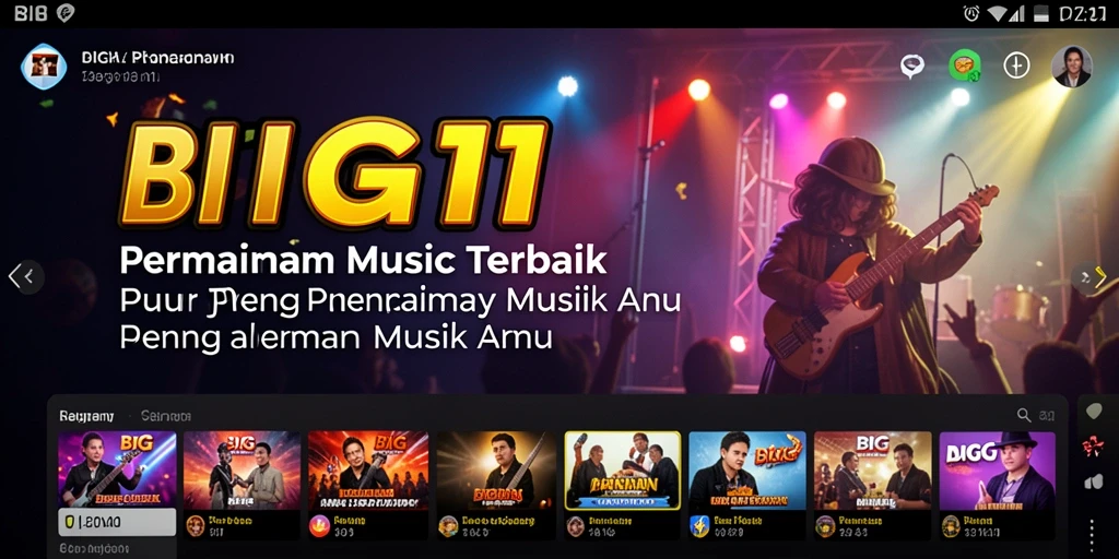 Tampilan gameplay interaktif dari BIG11 yang penuh warna dan menyenangkan.