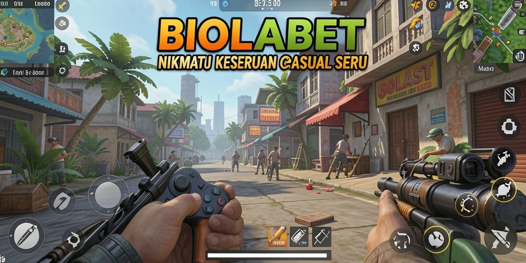 Tampilan gameplay BIOLABET yang menarik dan penuh warna.
