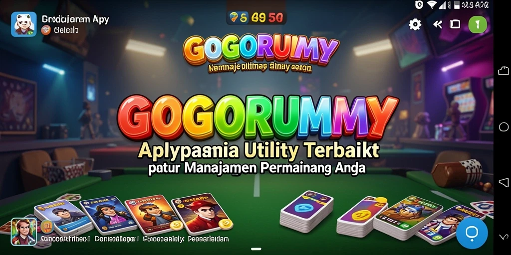 Tampilan antarmuka GOGORUMMY yang user-friendly dan informatif.