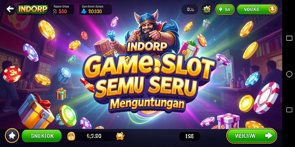 Gameplay seru INDORP dengan berbagai tema slot menarik.