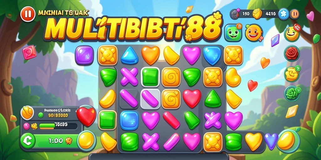 Tampilan gameplay MULTIBET88 yang penuh warna dan seru.