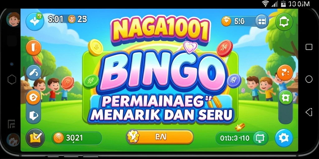Tampilan gameplay Bingo NAGA1001 yang mengasyikkan.