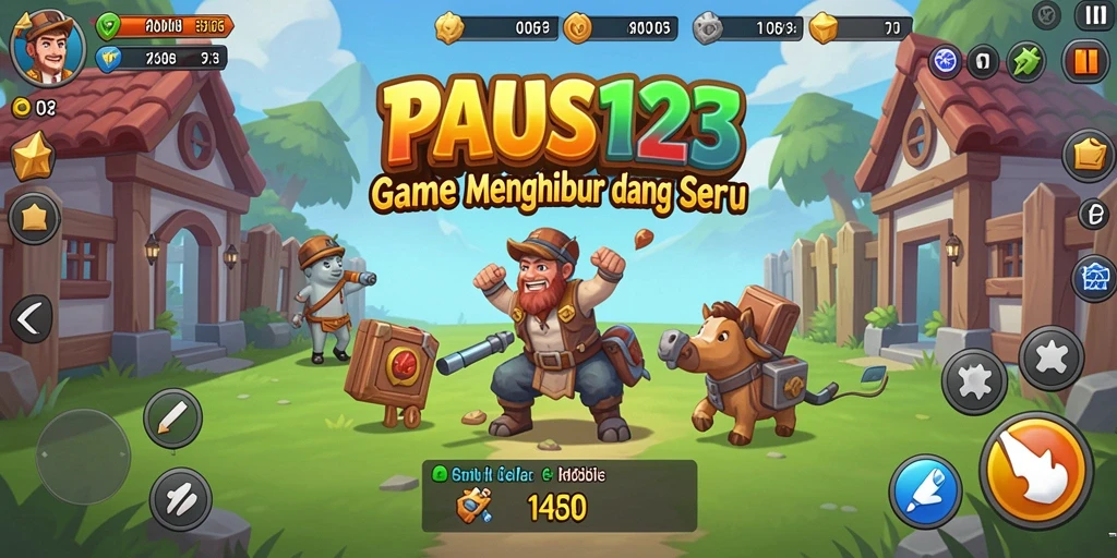 Screenshot PAUS123 menampilkan gameplay Idle yang seru dan menarik.