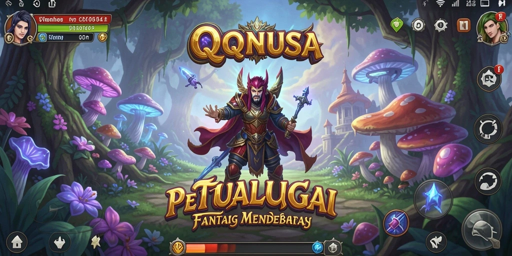 Menampilkan aksi seru dalam dunia ARPG QQNUSA.