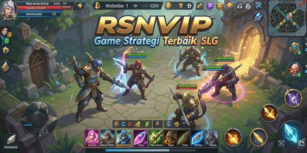 Screenshot gameplay RSNVIP menampilkan aksi strategi yang mendebarkan.