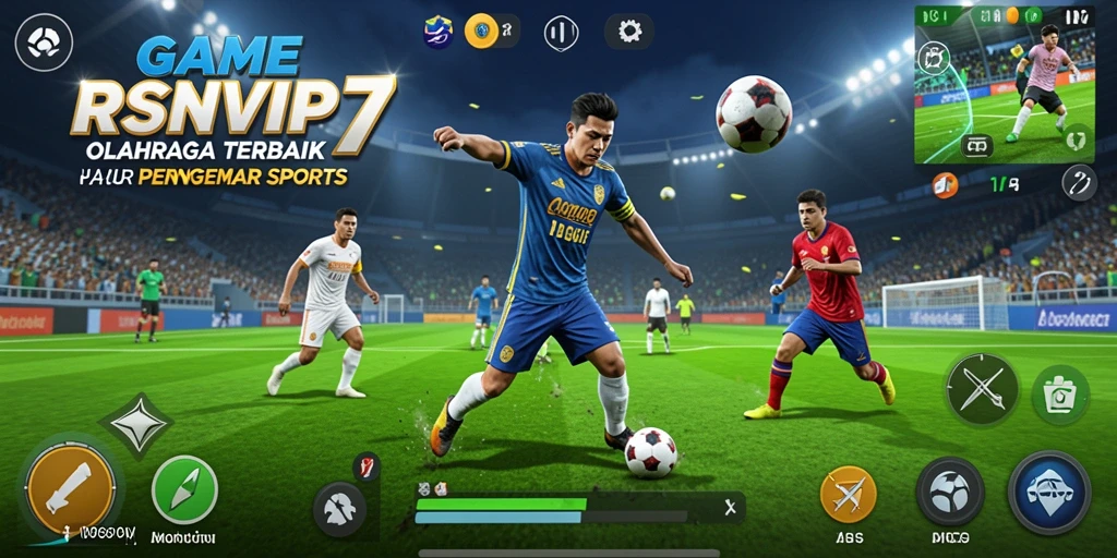 Tangkapan layar RSNVIP7 menampilkan gameplay seru saat berolahraga.